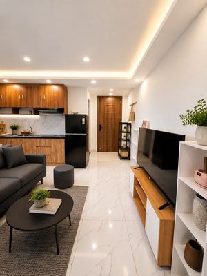 Let's rent the House One Bedroom in the Painting School, Long live, Phan Nhang