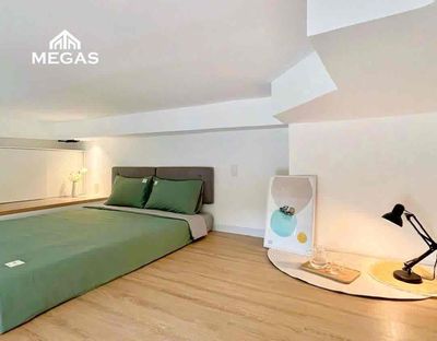 Newly built lodgings for students with ufme walking to the super-split balcony