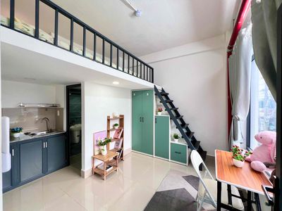The new boarding room is set up in Hà Huy Giáp near the City of Desk.
