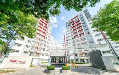 Rent rooms in the ruby celadon building.