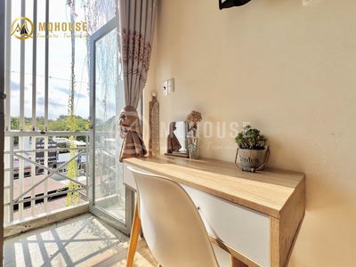 Studio balcony - full interior, near University ufm, gdu, convenient airport