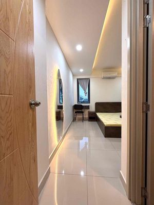 New bedroom, full interior near University of Hiflit, Broom, lotus flowers.