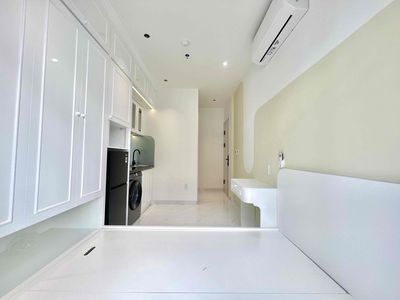 The nice white mini tone apartment, full of high-level furniture 100 percent.