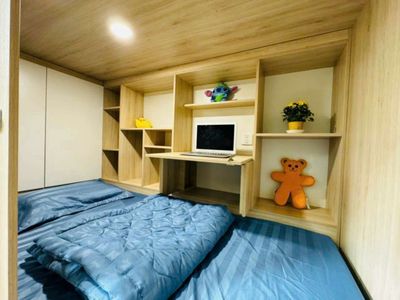 The dorm room is comfortable next to University of Saigon.