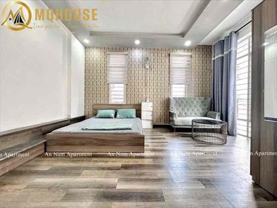 Superwide studio, full interior, cool bandy at Cô Bắc