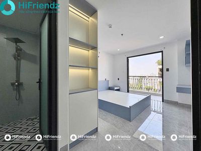 A brand-new balcony apartment to a full-in-the-house building.
