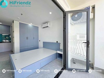 A brand-new balcony apartment to a full-in-the-house building.
