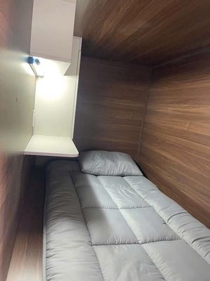 The Sleep Box dorm room next to the Nguyễn Văn Trỗi Air Institute.