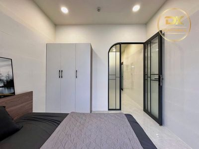 apartment one bedroom, kitchen cup, big view window, full interior, Nơ Trang Long, bt