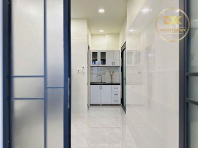 apartment one bedroom, kitchen cup, big view window, full interior, Nơ Trang Long, bt