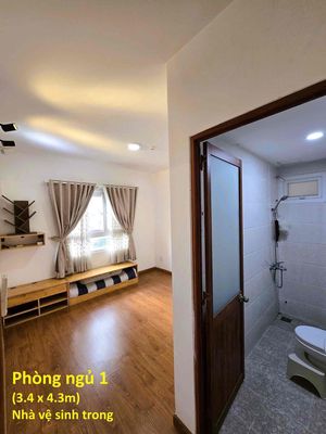Let's rent An Phú Đông Base, area 68 m2, two bedrooms, two bathrooms. One Cold Machine.