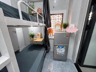 New senior girls' hostel, Thủ Đức off the grid, University of Hutech, ufrene, package.