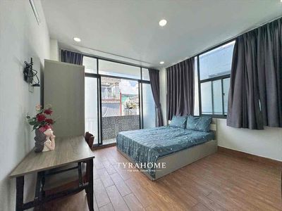 The mini-view apartment, the private washing machine at Phú Nhuận Center.