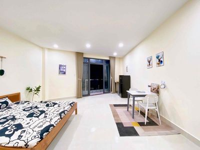 Open up Zhang Super Studio balcony and a balcony kitchen.