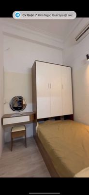 Two bedrooms, private kitchen.
