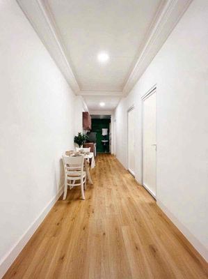 New apartment. A new bedroom near the bridge, 1.3 minutes from the district.