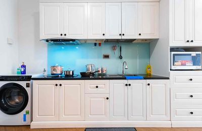 The beautiful Saigon Royal studio apartment is full of furniture