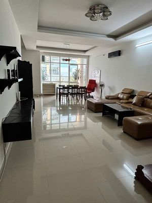 Renting Belleza apartment, District 7. 124 meters2, 3 bedrooms, full interior cost 15 million, September 1st.