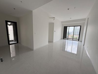 The two bedrooms have a high-end refrigerator.