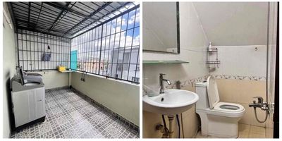 One room clear, air conditioning, hot water.