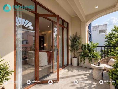 Open a new project. 1 balcony bedroom - window, Huỳnh Tịnh Của - 3 district
