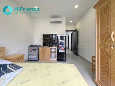 Renting studio full interior, private balcony, near University umt