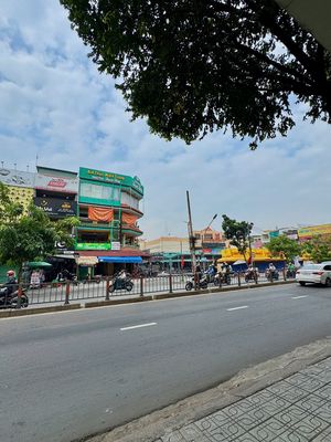The balcony is across from the Western Fair, Quang Trung front.