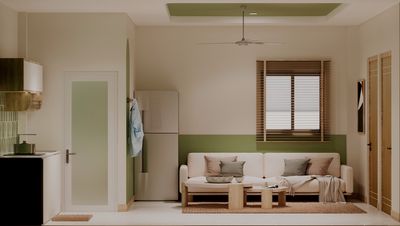 2 new bedroom 2 bedroom, panned kitchen - near Zqz-1 axis, west-right