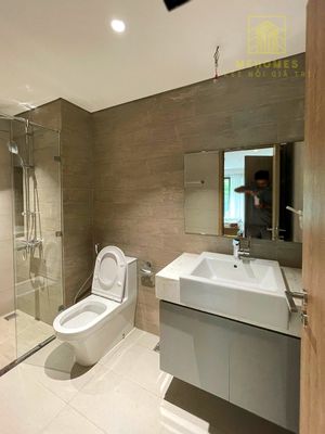 Two bedrooms, two high-end bathrooms,