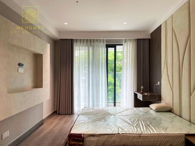 Two bedrooms, two high-end bathrooms,