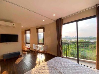 The modern apartment -- neat, warm, comfortable.