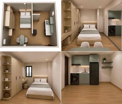A 100 percent new kitchen bedroom right here in Phan Xích Long.