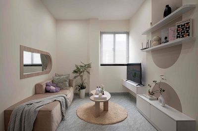 This is a beautiful, modern kitchen bedroom, full interior An Khánh