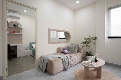 This is a beautiful, modern kitchen bedroom, full interior An Khánh