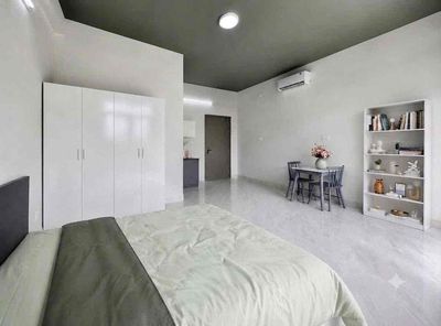 balcony apartment - full interior - aueh, vhu - river view