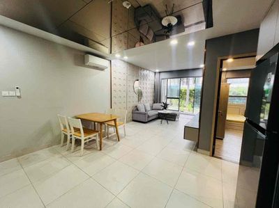 Rent apartment 3 bedroom 110 meters with gardening in the basic interior of District 7