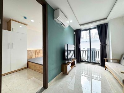The apartment. A balcony bedroom. A full elevator interior on the side of Trường Sa.