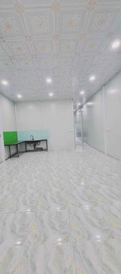There's two bedrooms in the new house. 120 meters wide. car yard