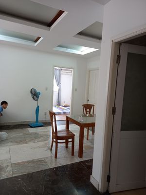 Two bedrooms. Two of the lowest toilets in the third district.
