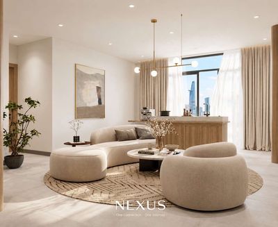 penthouse full of high-end balcony two bedrooms one master room