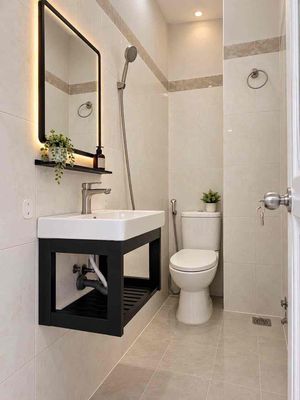 Room 35 m2_1 kitchen bedroom and Studio_New House 100%_ 58/27 Tân Cảng