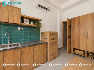 The beautiful balcony studio full of Đồng Đen - elevator - new home