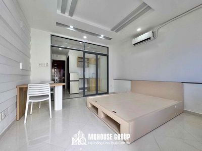 One bedroom with a balcony, a full wash-out furniture near the shower.