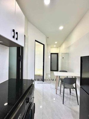 apartment 1 bedroom window full Nơ Trang Long interior, Bình Thạnh