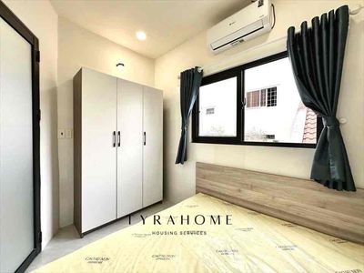 apartment 1 bedroom window full Nơ Trang Long interior, Bình Thạnh