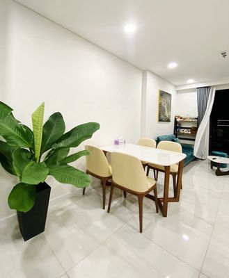 We need to rent a Sky Center apartment. 75 meters, two bedrooms full of furniture, 16 million in place.
