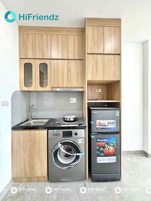 The new apartment is Phan Huy Ích private wash-cleaning machine interior