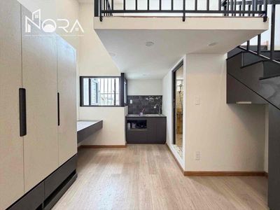 The apartment is full of furniture near the 10th District University of economics near the open ground.