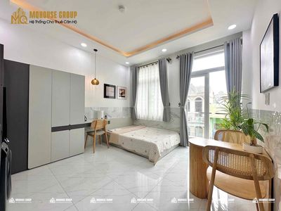 A full interior bedroom.