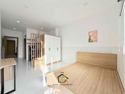 The balcony studio - full wash-up machine interior - right at Tân Hương.